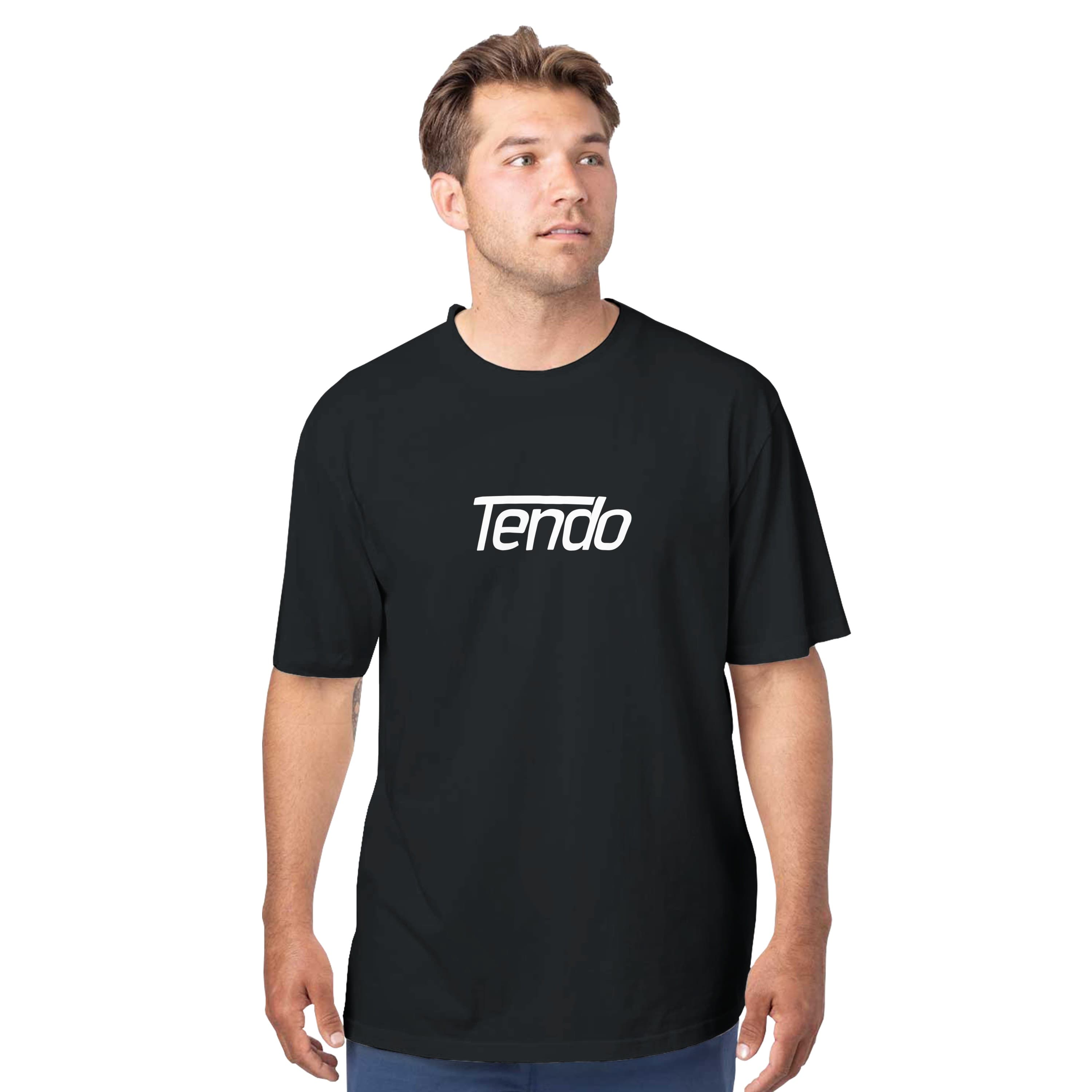 Logo Tee on person (Black)